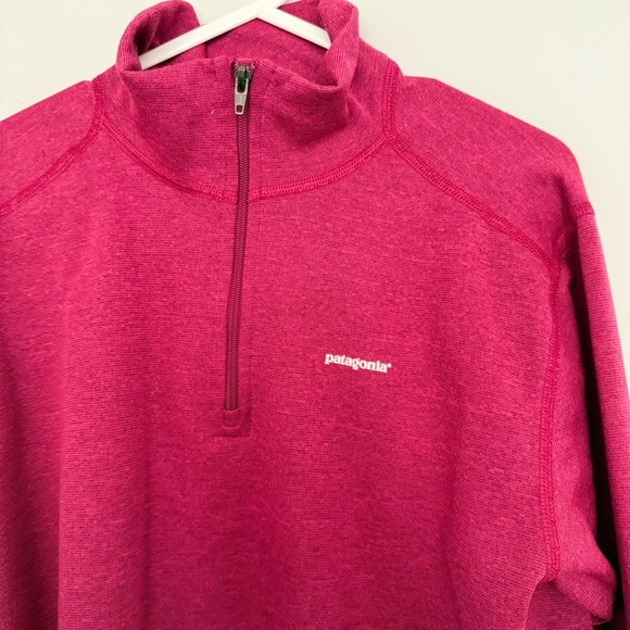 Patagonia Fuchsia Quarter-Zip Fleece - Picture 2 of 3